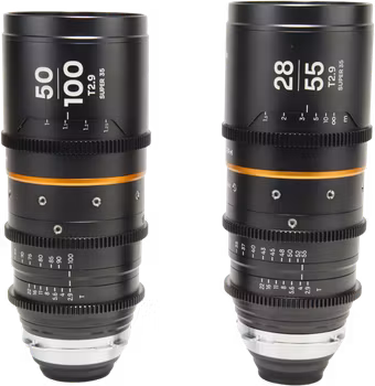 Laowa Nanomorph S35 Zoom 2-Lens Bundle  (28-55mm, 50-100mm) (Amber) - Arri PL