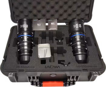 Laowa Nanomorph S35 Zoom 2-Lens Bundle  (28-55mm, 50-100mm) (Blue) - Arri PL