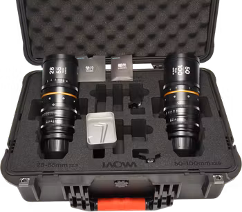 Laowa Nanomorph S35 Zoom 2-Lens Bundle  (28-55mm, 50-100mm) (Amber) - Arri PL