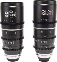 Laowa Nanomorph S35 Zoom 2-Lens Bundle  (28-55mm, 50-100mm) (Silver) - Arri PL
