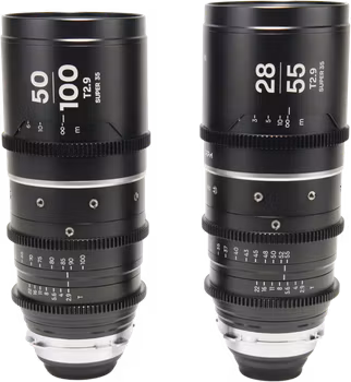 Laowa Nanomorph S35 Zoom 2-Lens Bundle  (28-55mm, 50-100mm) (Silver) - Arri PL