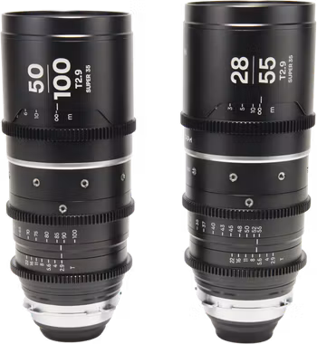 Laowa Nanomorph S35 Zoom 2-Lens Bundle  (28-55mm, 50-100mm) (Silver) - Arri PL
