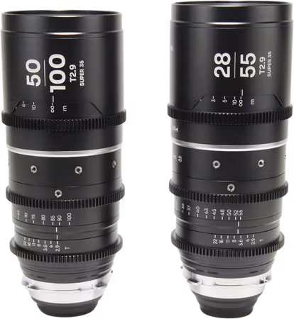 Laowa Nanomorph S35 Zoom 2-Lens Bundle  (28-55mm, 50-100mm) (Silver) - Arri PL