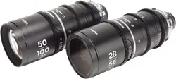 Laowa Nanomorph S35 Zoom 2-Lens Bundle  (28-55mm, 50-100mm) (Silver) - Arri PL