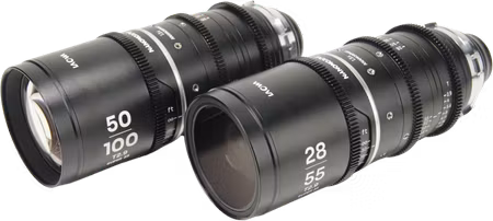 Laowa Nanomorph S35 Zoom 2-Lens Bundle  (28-55mm, 50-100mm) (Silver) - Arri PL