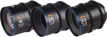 Laowa Argus S35 Cine 3-Lens Bundle (18mm,25mm,33mm) - Sony E