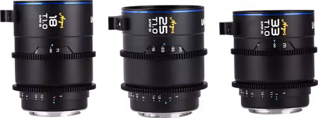 Laowa Argus S35 Cine 3-Lens Bundle (18mm,25mm,33mm) - Nikon Z