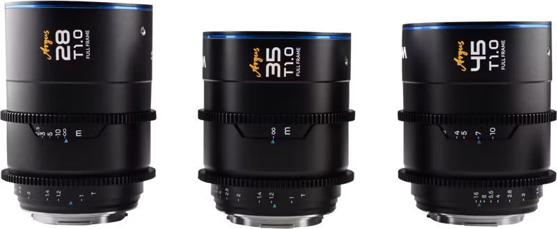Laowa Argus FF Cine 3-Lens Bundle (28mm,35mm,45mm) - Canon RF