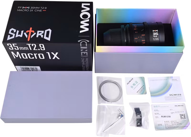 Laowa Sword 35mm T2.9 1X Macro Cine Lens - Arri PL