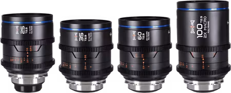 Laowa Sword Cine 4-Lens Bundle (25mm, 35mm, 60mm, 100mm) - Arri PL