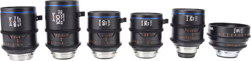 Laowa Sword Cine 6-Lens Bundle (15mm, 25mm, 35mm, 60mm, 100mm, 180mm) - Arri PL