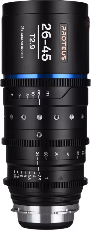 Laowa Proteus Zoom 2X Anamorphic 26-45mm T2.9 - Blue - Arri PL/Canon EF