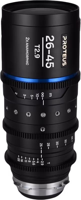 Laowa Proteus Zoom 2X Anamorphic 26-45mm T2.9 - Blue - Arri PL/Canon EF