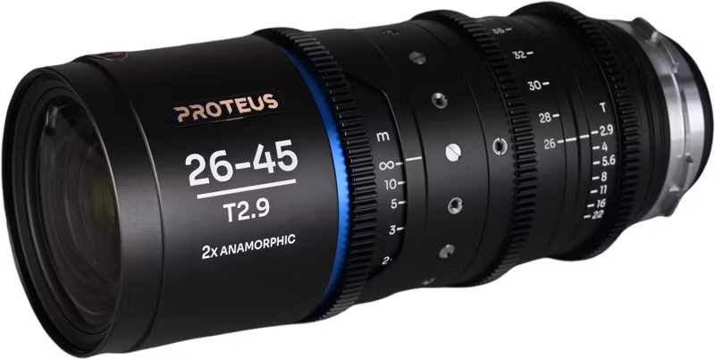 Laowa Proteus Zoom 2X Anamorphic 26-45mm T2.9 - Blue - Arri PL/Canon EF