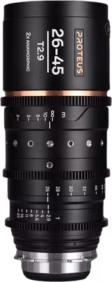 Laowa Proteus Zoom 2X Anamorphic 26-45mm T2.9 - Amber -  Arri PL/Canon EF