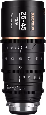 Laowa Proteus Zoom 2X Anamorphic 26-45mm T2.9 - Amber -  Arri PL/Canon EF
