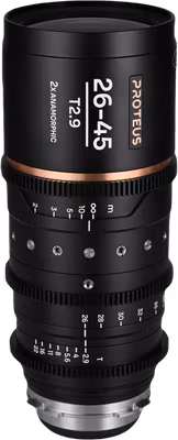 Laowa Proteus Zoom 2X Anamorphic 26-45mm T2.9 - Amber -  Arri PL/Canon EF