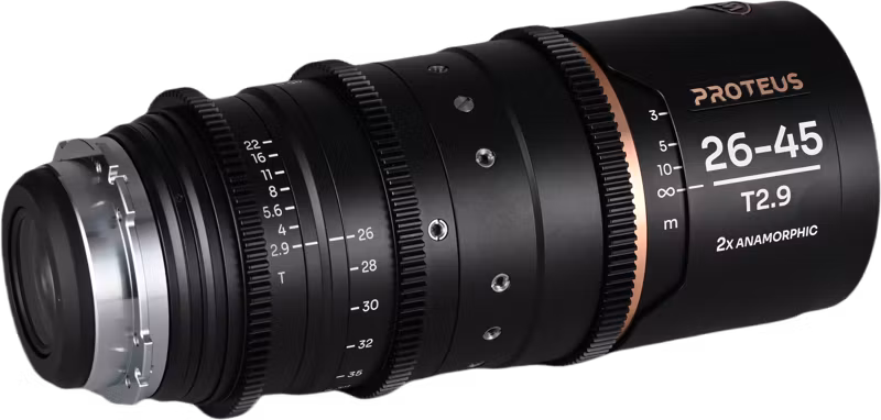 Laowa Proteus Zoom 2X Anamorphic 26-45mm T2.9 - Amber -  Arri PL/Canon EF