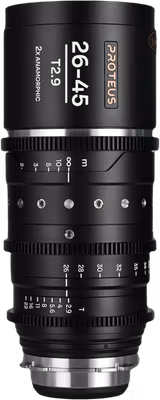 Laowa Proteus Zoom 2X Anamorphic 26-45mm T2.9 - Silver - Arri PL/Canon EF