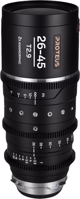 Laowa Proteus Zoom 2X Anamorphic 26-45mm T2.9 - Silver - Arri PL/Canon EF