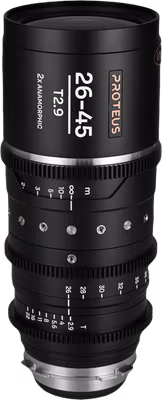 Laowa Proteus Zoom 2X Anamorphic 26-45mm T2.9 - Silver - Arri PL/Canon EF