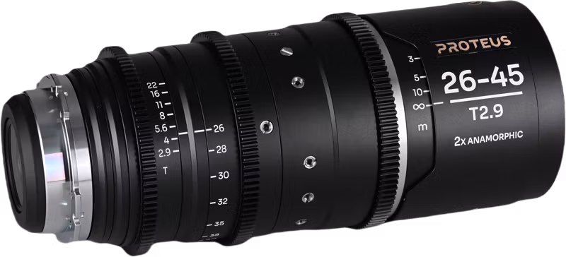 Laowa Proteus Zoom 2X Anamorphic 26-45mm T2.9 - Silver - Arri PL/Canon EF