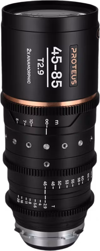 Laowa Proteus Zoom 2X Anamorphic 45-85mm T2.9 - Amber - Arri PL/Canon EF