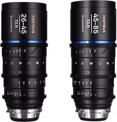 Laowa Proteus Zoom 2X Anamorphic 2-Lens Bundle (26-45mm, 45-85mm) - Blue - Arri PL/Canon EF