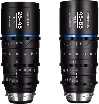 Laowa Proteus Zoom 2X Anamorphic 2-Lens Bundle (26-45mm, 45-85mm) - Blue - Arri PL/Canon EF