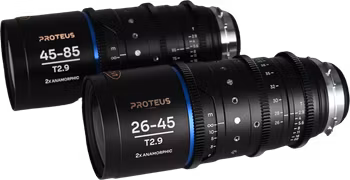 Laowa Proteus Zoom 2X Anamorphic 2-Lens Bundle (26-45mm, 45-85mm) - Blue - Arri PL/Canon EF