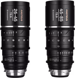Laowa Proteus Zoom 2X Anamorphic 2-Lens Bundle (26-45mm, 45-85mm) - Silver - Arri PL/Canon EF