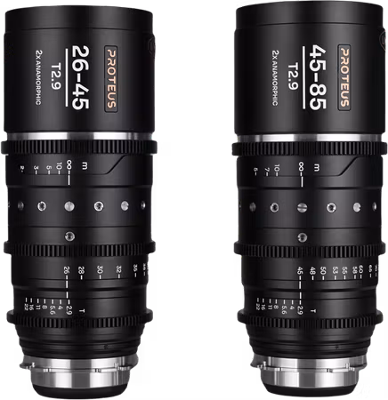 Laowa Proteus Zoom 2X Anamorphic 2-Lens Bundle (26-45mm, 45-85mm) - Silver - Arri PL/Canon EF