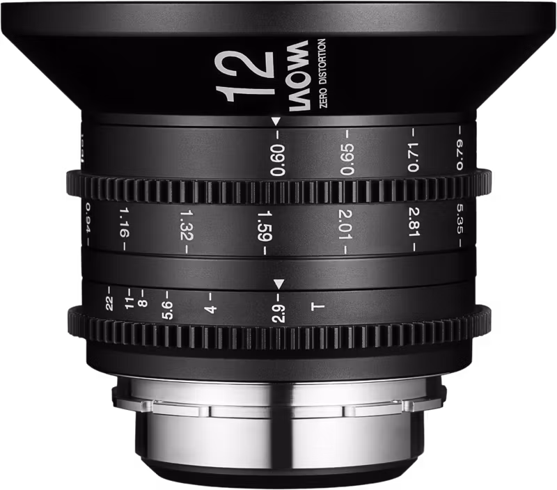 Laowa 12mm T2.9 Zero-D Cine Lens - Arri PL (Feet)