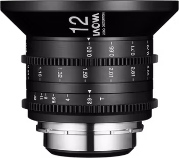 Laowa 12mm T2.9 Zero-D Cine Lens - Arri PL (Feet)
