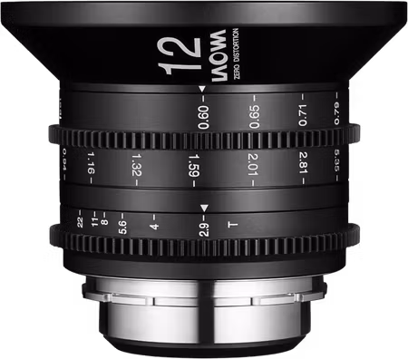 Laowa 12mm T2.9 Zero-D Cine Lens - Arri PL (Feet)