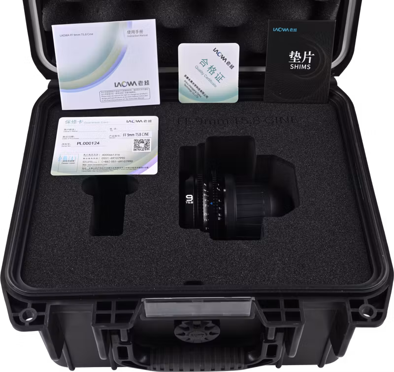Laowa 9mm T5.8 VV Cine Lens Arri PL