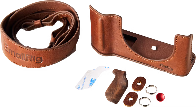 SmallRig 5268 Leather Case Kit for FUJIFILM GFX100RF Brown