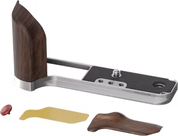 SmallRig 5266 L-Shape Mount Plate with Wooden Handle for FUJIFILM GFX100RF Black