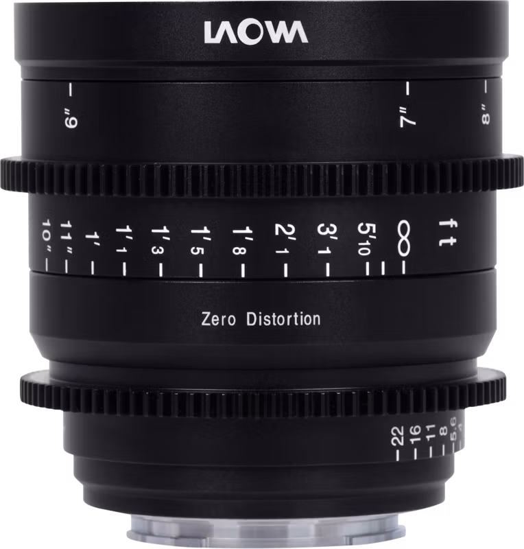 Laowa 15mm T2.1 Zero-D Cine Lens - Sony FE (feet)