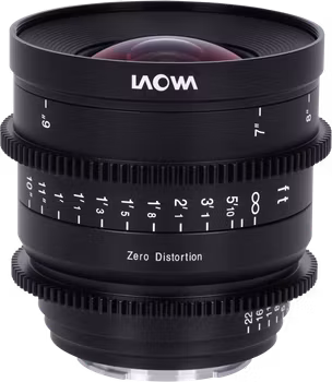 Laowa 15mm T2.1 Zero-D Cine Lens - Sony FE (feet)