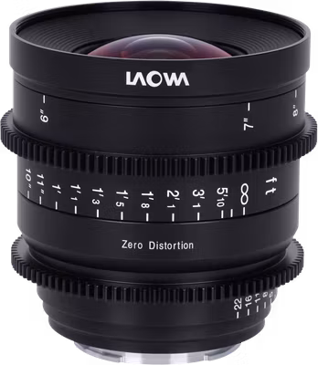 Laowa 15mm T2.1 Zero-D Cine Lens - Sony FE (feet)