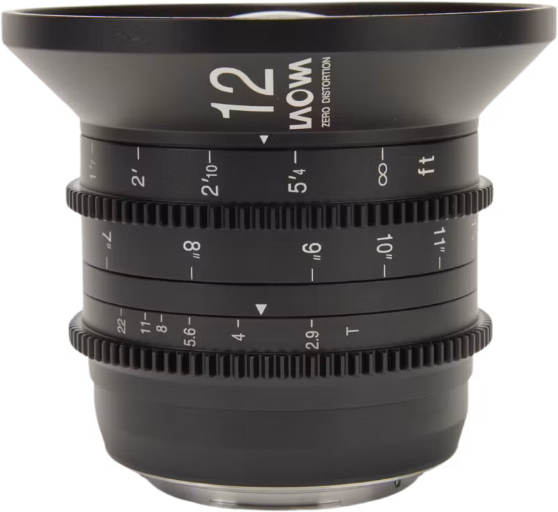 Laowa 12mm T2.9 Zero-D Cine Lens - Canon EF (feet)