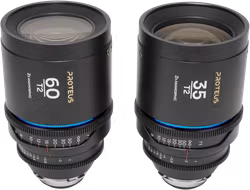 Laowa Proteus 2xAnamorphic 2-Lens Bundle Set A (35mm, 60mm) - Blue - Arri PL/Canon EF (feet)