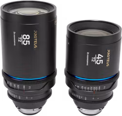 Laowa Proteus 2xAnamorphic 2-Lens Bundle Set B (45mm, 85mm) - Blue - Arri PL/Canon EF (feet)