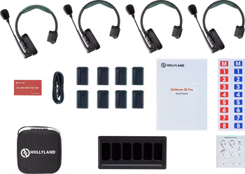 Hollyland Solidcom SE Pro- 4 Person Noise Cancelling Headset Intercom