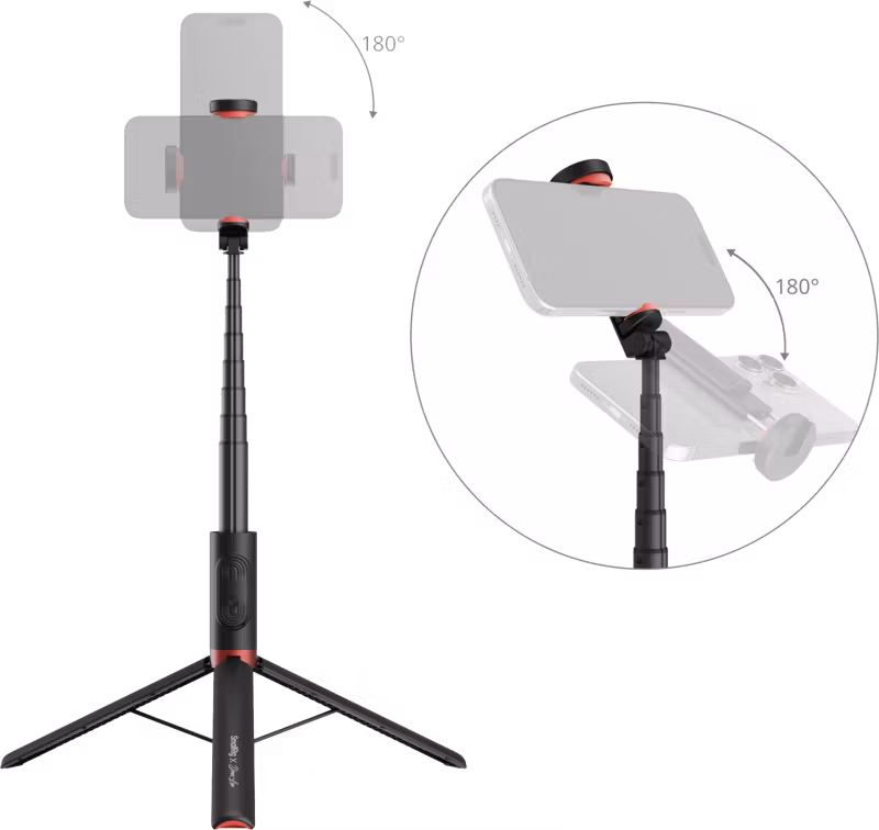 SmallRig 5292 x Drex Lee Boom Selfie Stick ST30 Lite Black