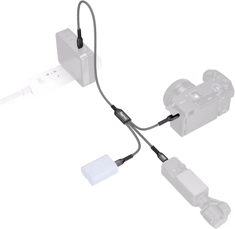 SmallRig 5079 USB-C Power Cable 3-in-1