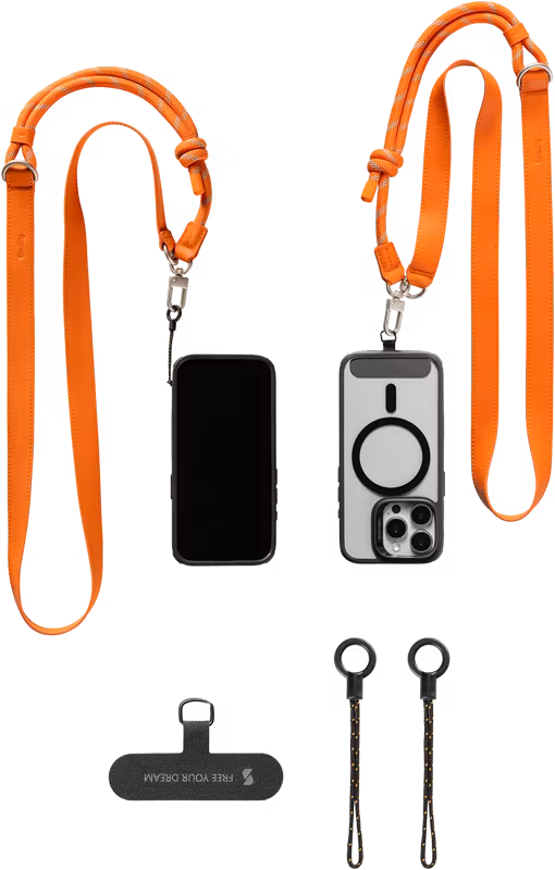 SmallRig 5300 FilMov Phone Shoulder Strap Orange