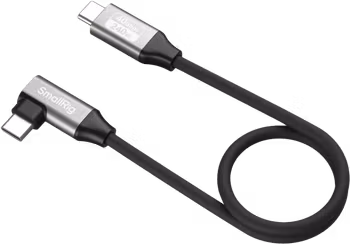SmallRig 5075 USB-C Data Cable (Straight to Angled, 35cm (40Gbps + 240W + 8K)