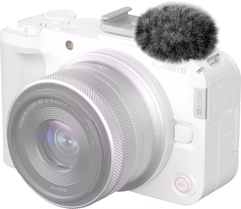 SmallRig 5434 Furry Windscreen Kit for Canon EOS R50 V (2pcs)